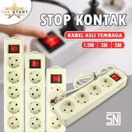 Stop Kontak/Colokan Listrik 3 dan 5 meter - Colokan 3,4&5 Lubang