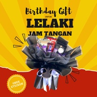 HADIAH HARI JADI LELAKI/SURPRISE BIRTHDAY UNTUK BOYFRIEND/SURPRISE JAM TANGAN LELAKI/HADIAH DOMPET