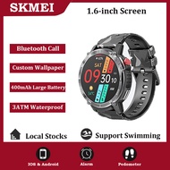 Skmei Jam Pintar Pria Jam Tangan Sport Smartwatch Olahraga Memori 4G +400 mAh Baterai Besar