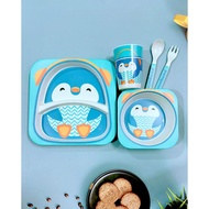 [Gift] Baby eating utensil set includes plate, cup, spoon, plate