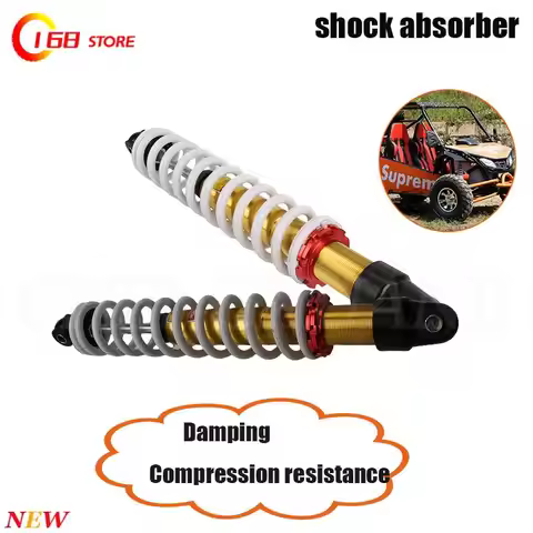 Suitable for Motorcycle Shock Absorbers 400mm Rear Shock Absorber Suitable for ATV UTV Kart Rear Sho