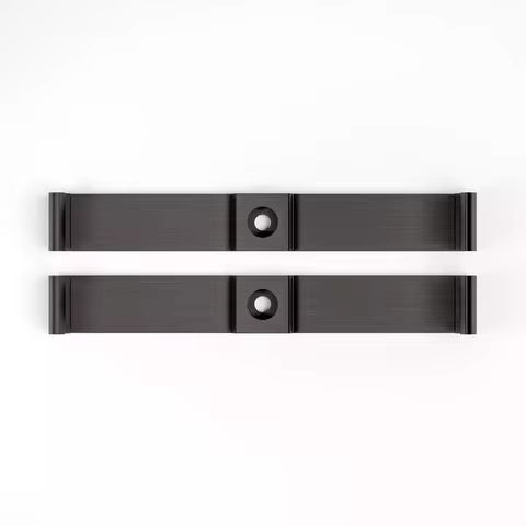 2pcs Universal Licence Plate Holder Frameless Press-on Licence Plate Clip Strong Licence Plate Fixin