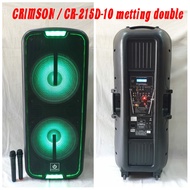 CRIMSON CR 215 D-10 SPEAKER AKTIF 15 INCH PORTABLE DOUBLE WOOFER