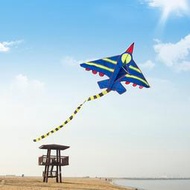 2024新款飛機風箏帶線輪套裝濰坊卡通兒童初學者大型成人微風易飛