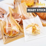 Greaseproof Window Packaging Takeaway Bread / SoftBun/ Toast/ Doughnuts/ Croissant / Danish Pastry