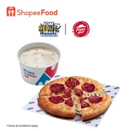 Domino's Pizza: Personal Pizza with Mushroom Soup (Sales Start: 23 Feb)