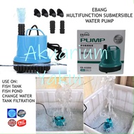4077 EBANG PUMP MULTIFUNCTIONAL SUBMERSIBLE FISH TANK POND AQUARIUM CHANGE WATER FILTER PUMP