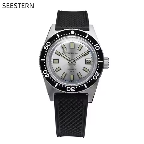 SEESTERN Diving Watch 62MAS Automatic Mechanical Men of Wrist Watches Japan NH35 Movement Sapphire G