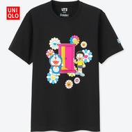 พร้อมส่ง เสื้อยืดแขนสั้น พิมพ์ลายอนิเมะ UNIQlLO UT X DORAEMON X TAKASHI MURAKAMI สไตล์ญี่ปุ่น สําหรับผู้ชาย และผู้หญิง