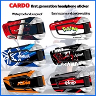 For Cardo First Generation Cardo Bold Bluetooth Earphones Sticker Decoration Protection Sticker Shel