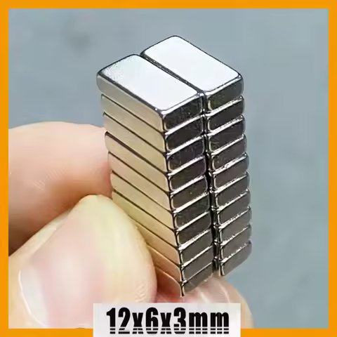 10-500pcs 12x6x3mm Magnet Block Square Fridge Refrigerator Office Science Craft Diy Kitchen 12*6*3mm