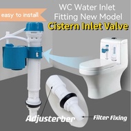 Adjustable Toilet Water Tank Valve Cistern Flush Inlet Valve Compact Bottom Valve Easy To Install Bathroom Fitting