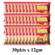 [30PACKS] BIKA FIKA ASSORTED CRACKERS 12G KEROPOK SNEK JAJAN BORONG HALAL