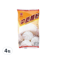 義峰食品 中筋麵粉  500g  4包