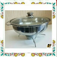 Buffet Round Glass Lid 28cm