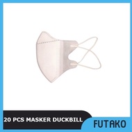20 PCS Masker Duckbill / Duckbill Earloop / Masker Duckbill