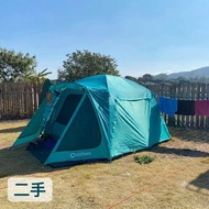 Outthere 馬卡龍 6 人露營帳蓬/帳幕（青色）|大空間家庭露營首選 【二手貨】🏕️⛺️