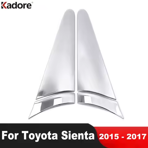 Side Door Body Molding Trim For Toyota Sienta 2015 2016 2017 XP170 Chrome Car Door Panel Decoration 
