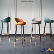 JUZHUXUAN Bar chair light luxury household rotary bar chair back chair high stool modern simple high chair bar stool
