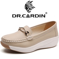 Dr Cardin women shoes Women's casual leather shoes ladies shoes Boat Shoes Flat Shoes woman