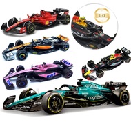 Bburago 1:43 Aston Martin AMR23 Mercedes W14 Red Bull RB19 Miami GP Ferrari SF23 Alpine A523 F1 Mode