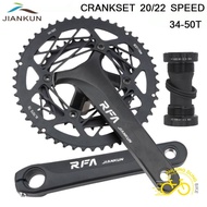 JIANKUN RFA 34-50T 2-Stage Bicycle Empty Disc Crank
