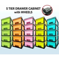 Tier Drawer Cabinet Abbaware Multipurpose Cabinet Drawer Storage  Buatan Malaysia / Almari Plastik