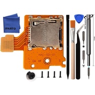 Pembaca Kad Micro SD untuk Nintendo Switch NS, Papan Pembaca Slot Kad TF, Kit Pembaikan
