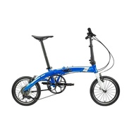 DAHON (ASSEMBLED) MU SL D9 ADULT 9-SPEED 16" FOLDING BIKE - BLUE