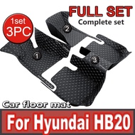 Customized Artificial Leather Car Floor Mat For Hyundai HB20 2013 2014 2015 2016 2017 2018 Auto