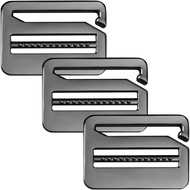 HINZIC 3PCS G-Hook Wave Buckles 1.48inch Kunci Tangga Logam Kuat Tri-Glide Tension Slide Buckle Pele