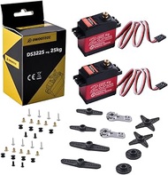 owootecc 25kg Servo Motor High Torque Digital Servo DS3225 Waterproof Metal Servo for R/C Car Robot 