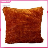 ccooamani|  43x43cm Soft Plush Solid Color Throw Pillow Case Cushion Cover Home Sofa Decor