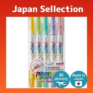 uni PUS102T5CS PUS102T5CS Highlighter, Propass Window, Soft Color, 5 Colors - Direct from Japan
