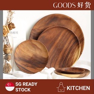 Muji Style Wooden Plates Acacia Wood Plate