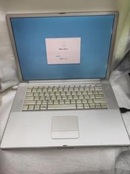 【電腦零件補給站】Apple PowerBook A1095 G4 15吋筆記型電腦 (M9421LL/A) 2004