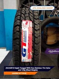 265/60R18 Gajah Tunggal With Free Stainless Tire Valve and 120g Wheel Weights (PRE-ORDER)