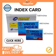 Index Card Ruled 100 Sheets 3x5 4x6 5x8 | Study Flashcards | School & Office Supplies Durable Notes