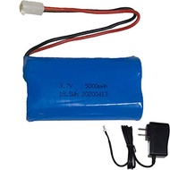 3.7V 5000mAh 2 Cell Lithium ion 18650 18.5Wh Rechange Battery Pack with 2 Pin MTA-100 Connectors