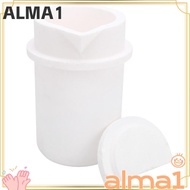 ALMA Fused Quartz Crucible, High Temperature Resistant High Purity Melting Crucible Cup, With Cover 