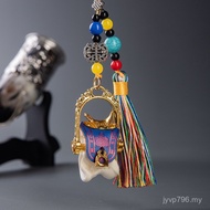 Sadddle Car Sheep Bone Sheep Crutch Pendant Inner Mongolia Tendon Gala Jewelry Keychain Crafts Sheep