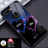 Case Oppo A5s - Oppo A12 - Oppo A7 - Oppo A11k [ LOVE ] - Fashion Case - Case Glossy - Case Terbaru 