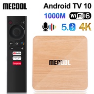 Original Mecool KM6 Android10 Smart TV BOX Amlogic S905X4 4G32G 4G64G WiFi6 AV1 4KHDR BT5.0 Youtube Netflix TV Prefix