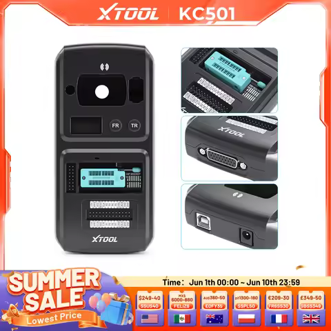 XTOOL KC501 Chip Key Programming All Key Lost OBD2 Automotive Scanner For Benz Infrared Work With X1