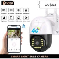 CCTV V380 PRO 4G Sim Card 3MP 2.5K Waterproof Outdoor PTZ Wireless Smart IP CCTV Camera