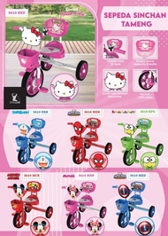 Sepeda Roda Tiga Anak Nakami 3610 Karakter