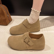 Dayou Women's Thick Sole Height-Increasing Loafers