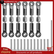 PTS 6Pcs Adjustable Metal Linkage Pull Rod Front /Rear Servo Link for Wltoys A949 A959 A969 A979 K92