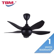 Alpha AX80-5B/40 MATT BLACK Ceiling Fan 40" 5 Blades Matt Black