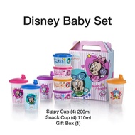 TUPPERWARE | Disney Baby Set | Sippy Cup 200ml | Snack Cup 110ml | Variety Colour